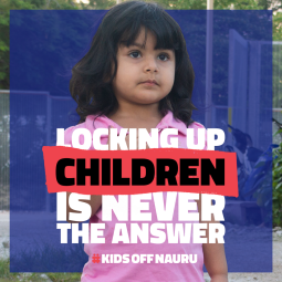 Kids off Nauru